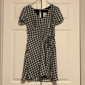 Checkered Abercrombie Wrap Dress NWT!